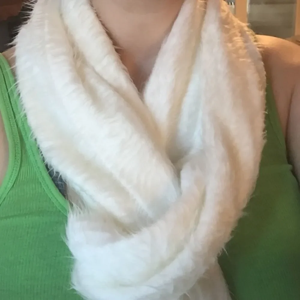 White scarf